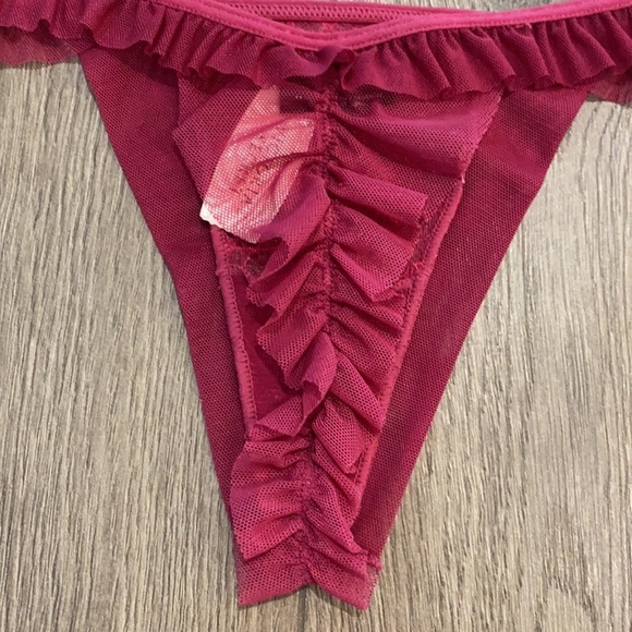 Victoria’s Secret red babydoll lingerie set small - Picture 12 of 15